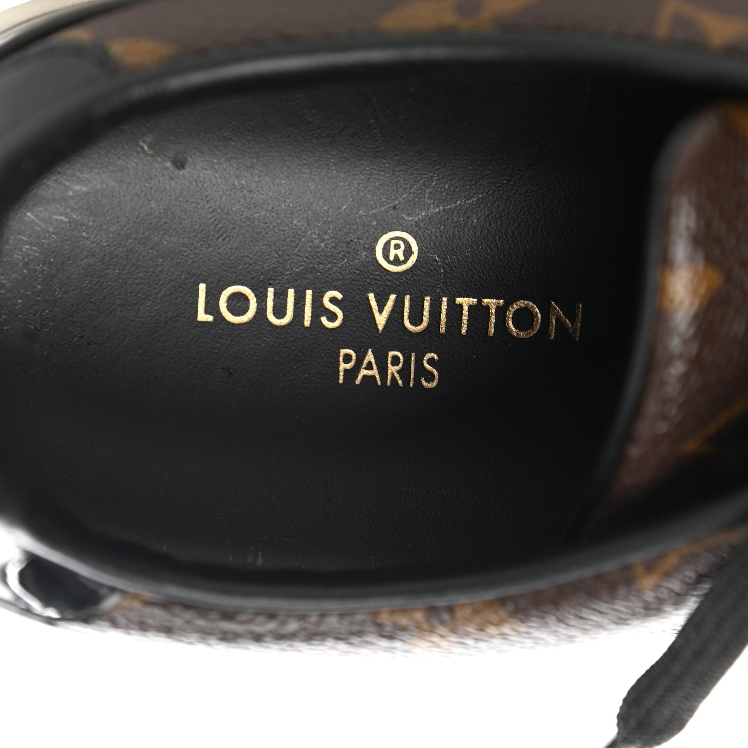 Louis Vuitton Patent Monogram Frontrow Sneakers 36 7 of 9