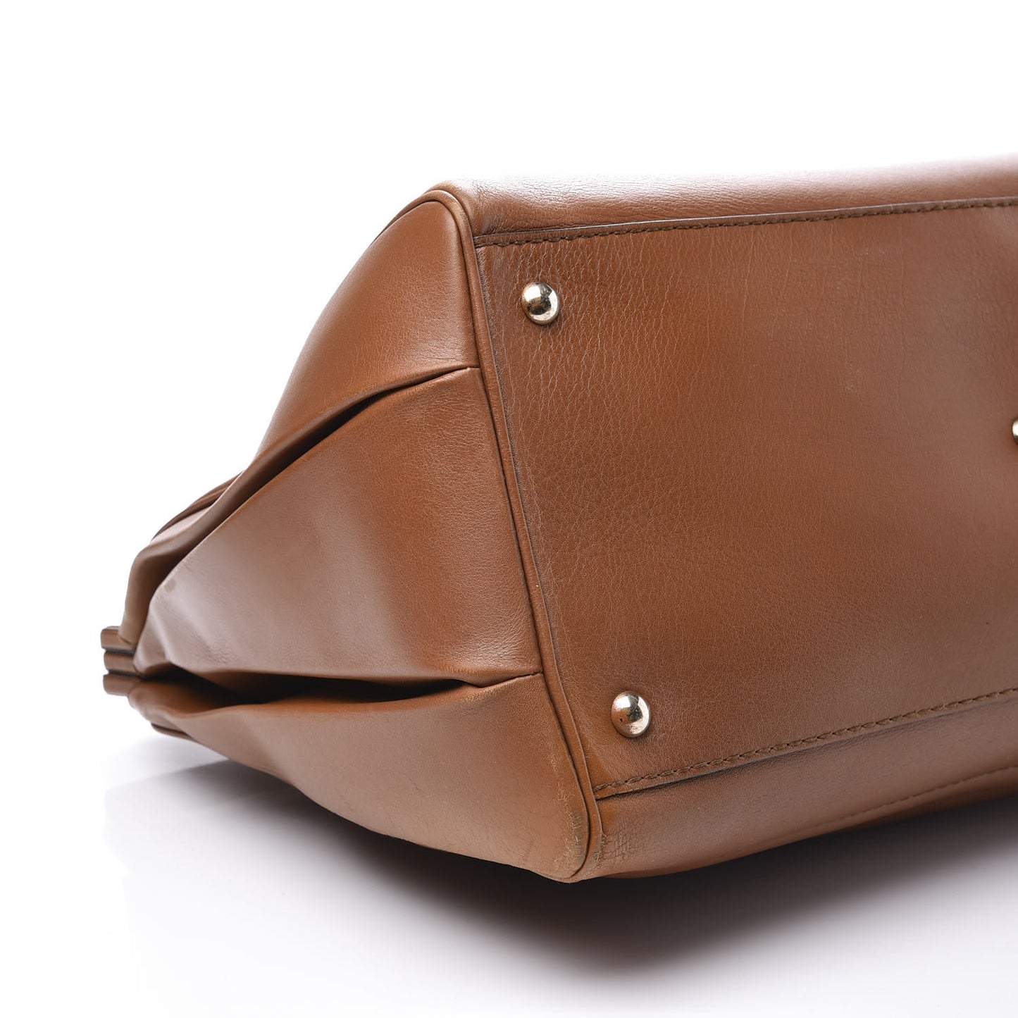 Calfskin Medium Bold Bamboo Top Handle Bag