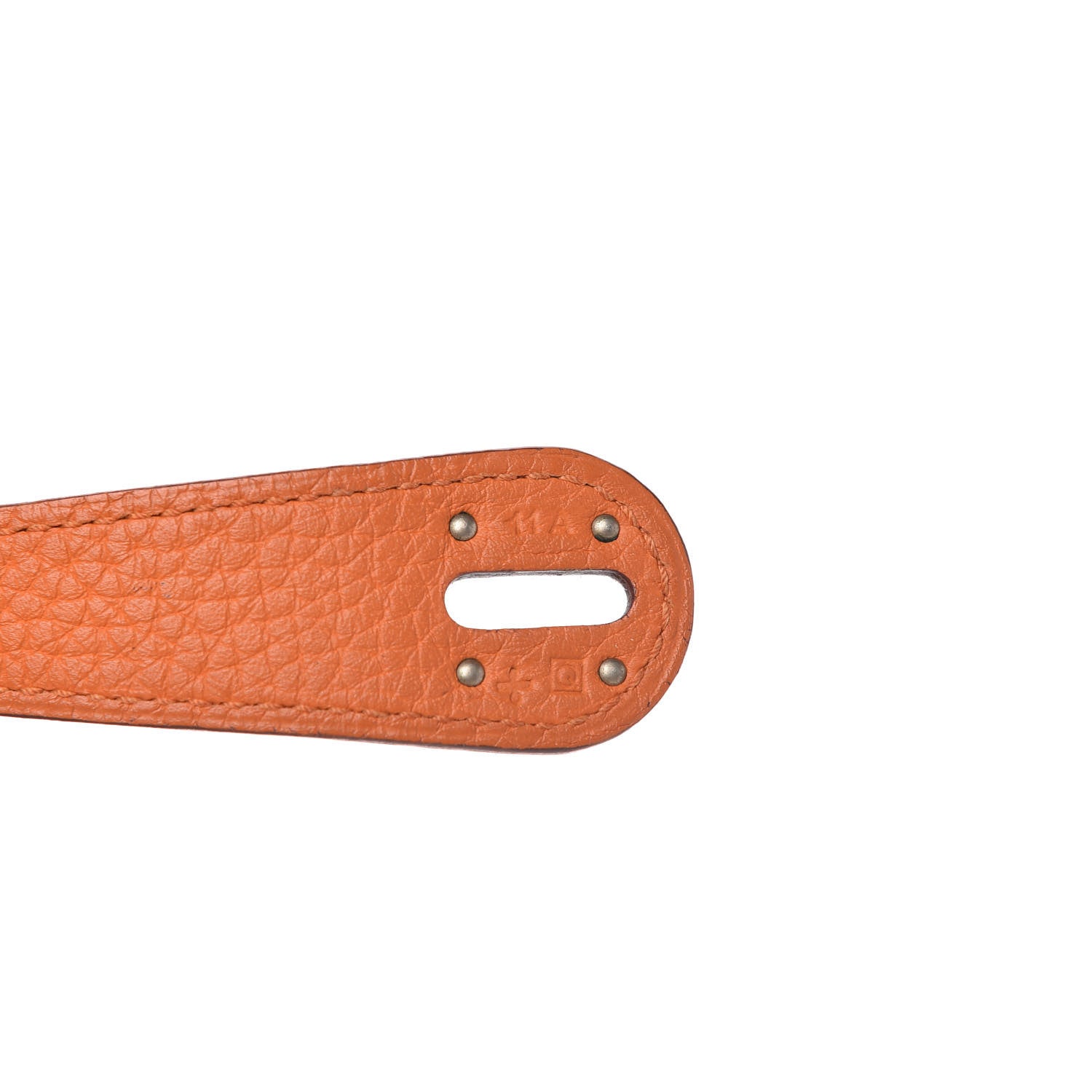 Hermes Taurillon Clemence Lindy 30 Orange 9 of 9
