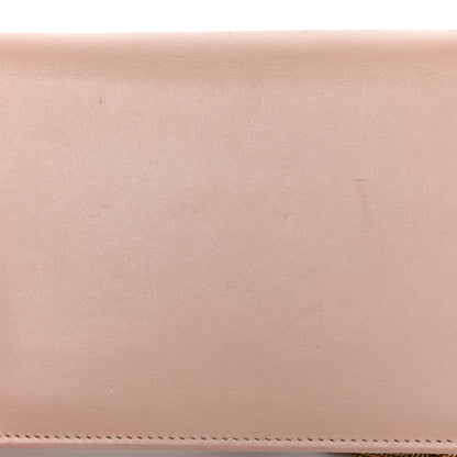 Saint Laurent Smooth Calfskin Classic Monogram Kate Tassel Chain Wallet Pale Pink 29 of 29
