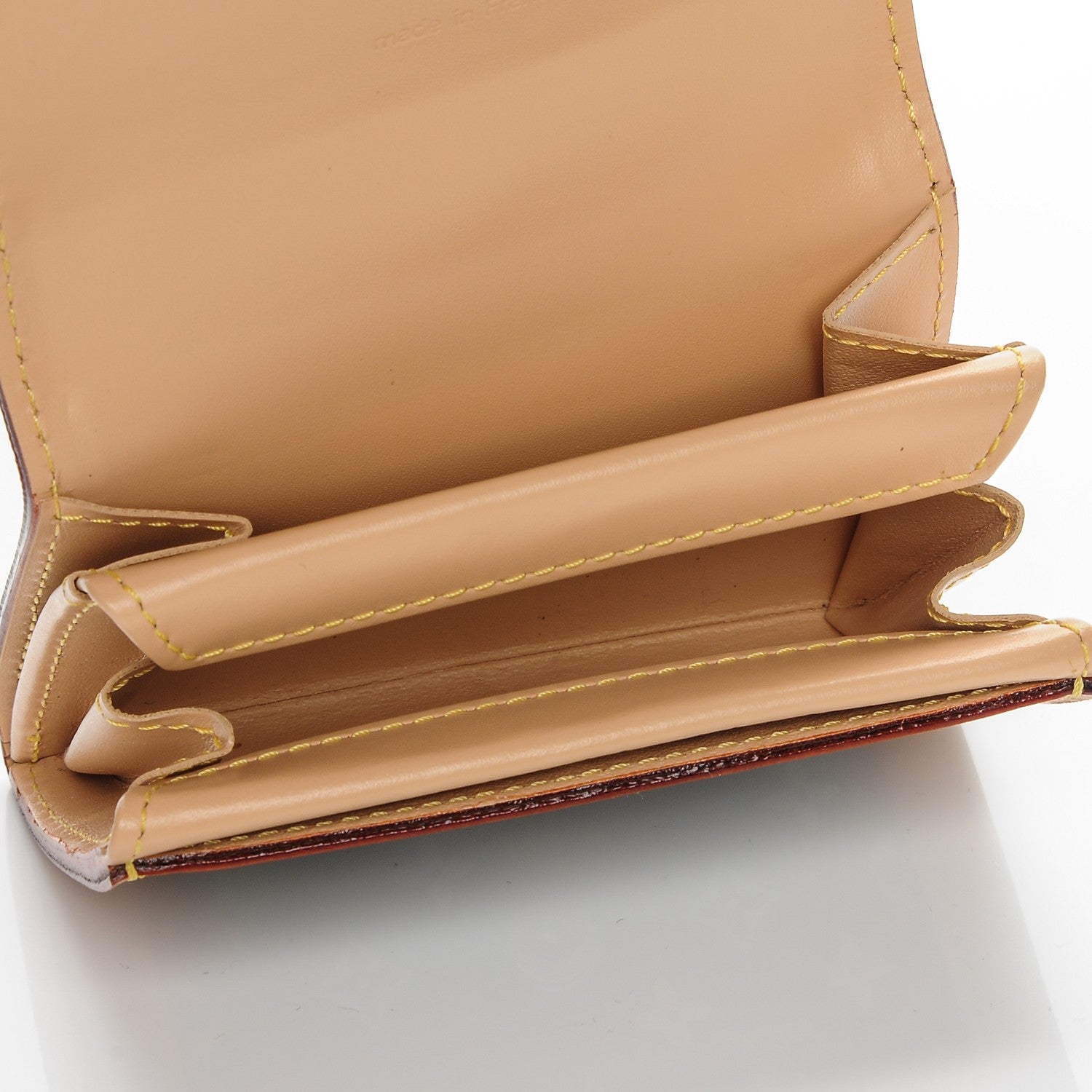 Louis Vuitton Monogram Multicolor Porte-Monnaie Plat Coin Purse Black 5 of 6