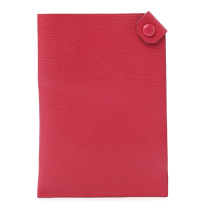 Hermes Chevre Chamkila Tarmac PM Passport Holder Rose Extreme 1 of 8