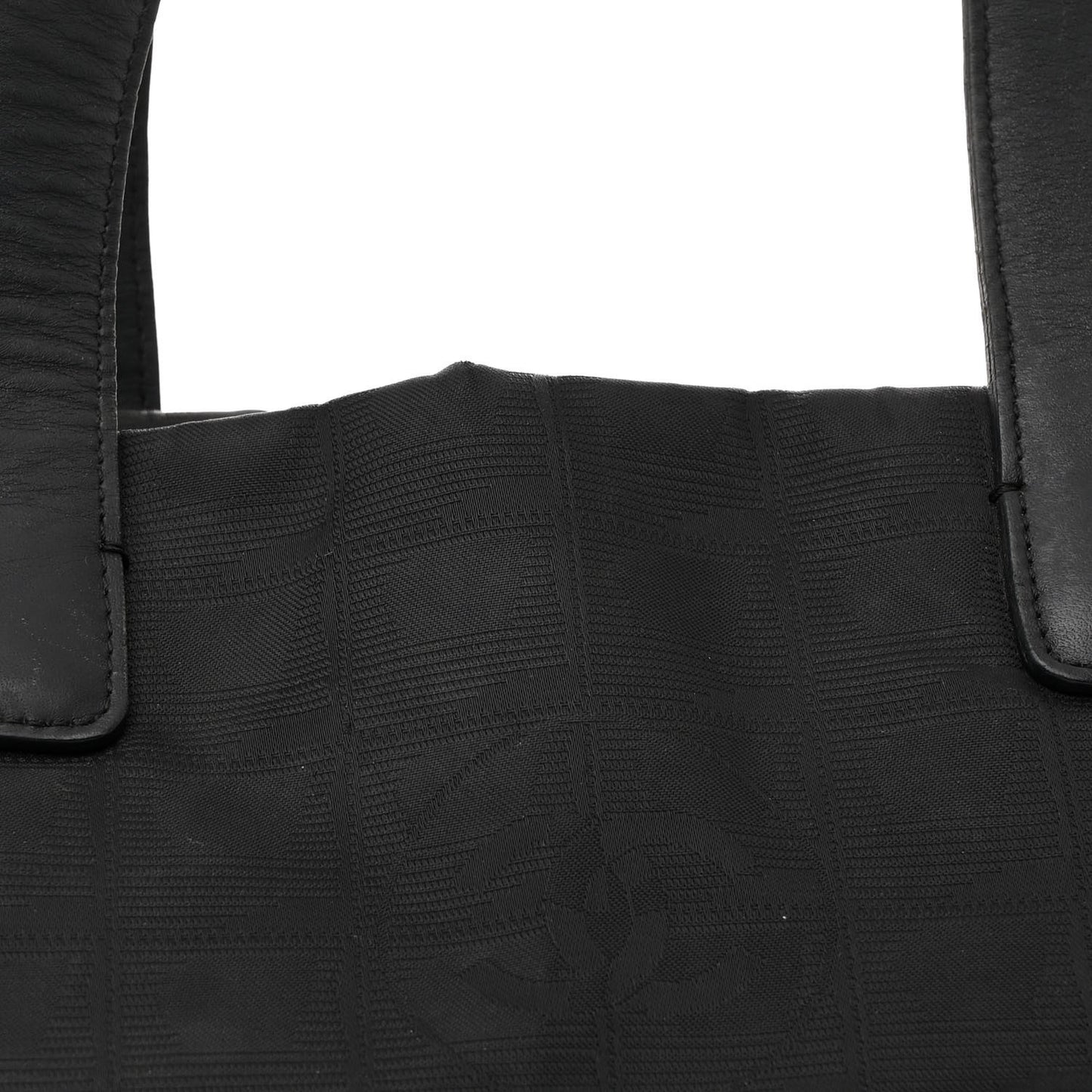 Nylon Medium Travel Tote Black