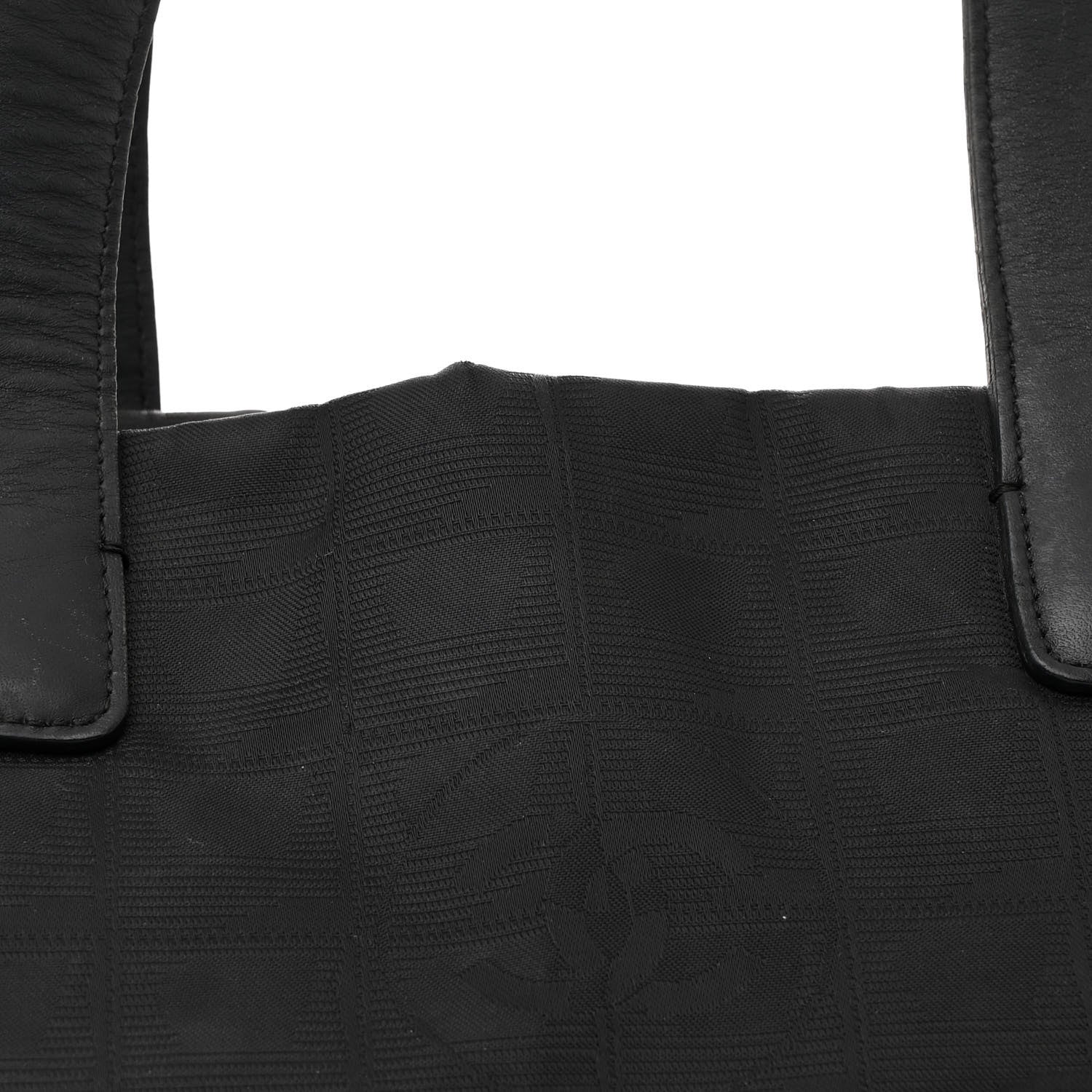 Chanel Nylon Medium Travel Tote Black 7 of 13