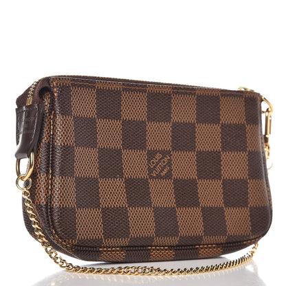 Louis Vuitton Damier Ebene Mini Pochette Accessories 4 of 16
