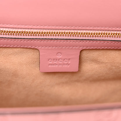 Gucci Guccissima Signature Medium Padlock Shoulder Bag Rose Baby Candy 7 of 12