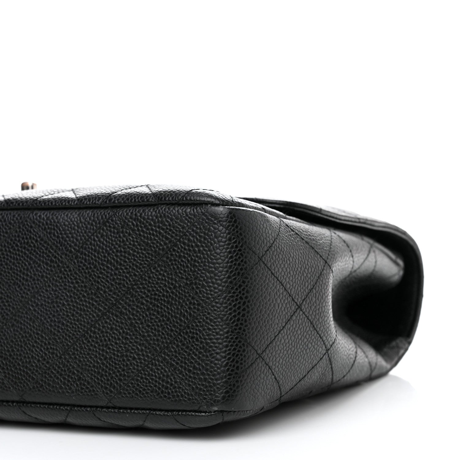 Chanel Caviar Quilted Jumbo Single Flap Black 10 of 19
