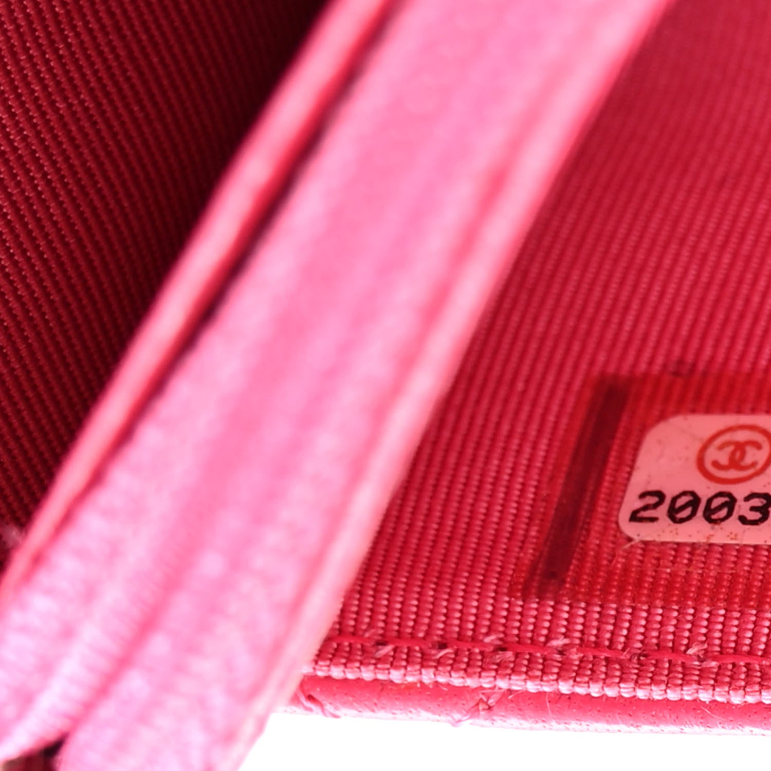 Chanel Lambskin Quilted Wallet On Chain WOC Dark Pink 8 of 21