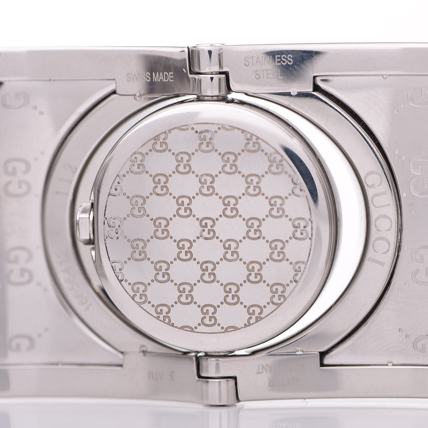 Gucci Stainless Steel Calfskin 33mm Twirl Quartz Watch Brown 7 of 8