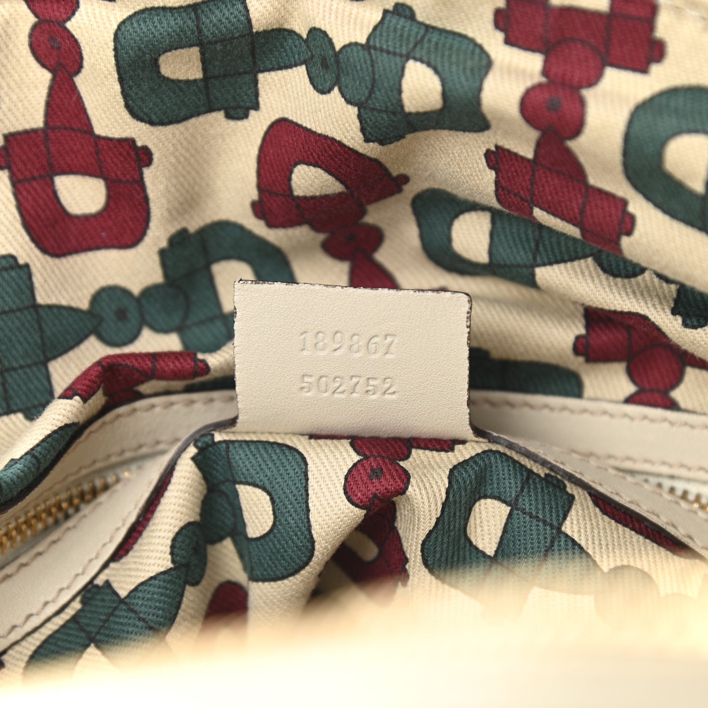 Guccissima Pop Bamboo Top Handle Tote White