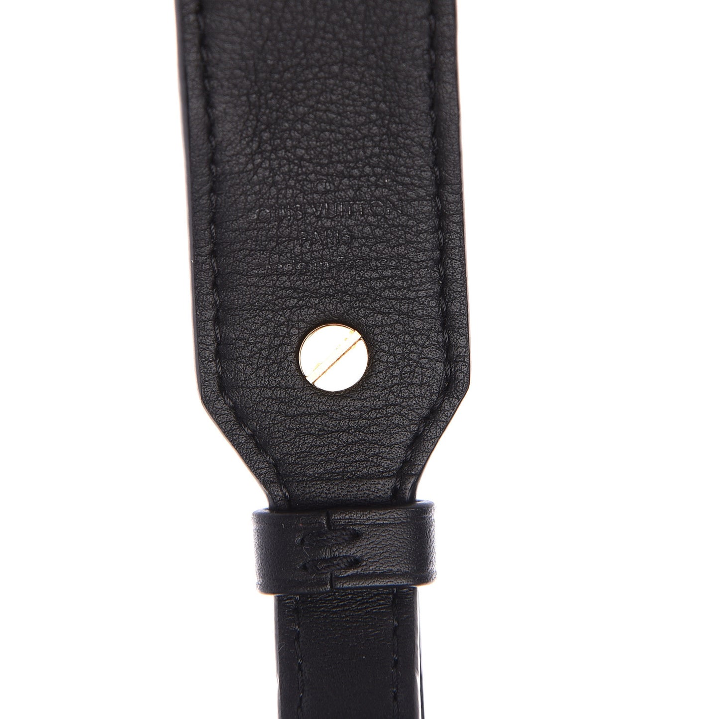 Reverse Monogram Bandouliere Shoulder Strap XL Black