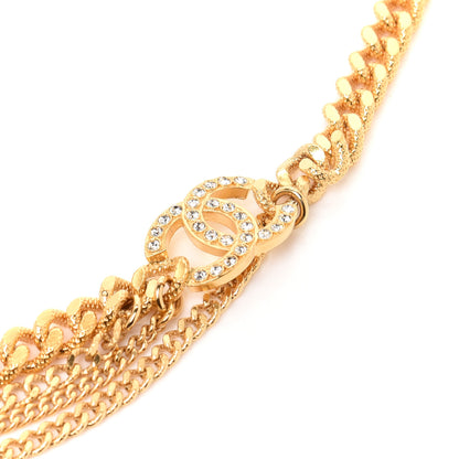 Chanel Crystal CC Multi Strand Chain Belt 75 Gold 3 of 5