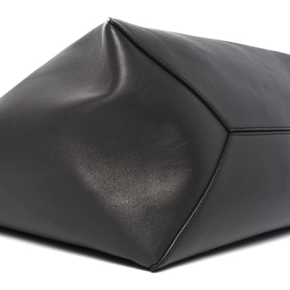 Loewe Shiny Calfskin Large Puzzle Fold Tote Dark Grey 9 of 10