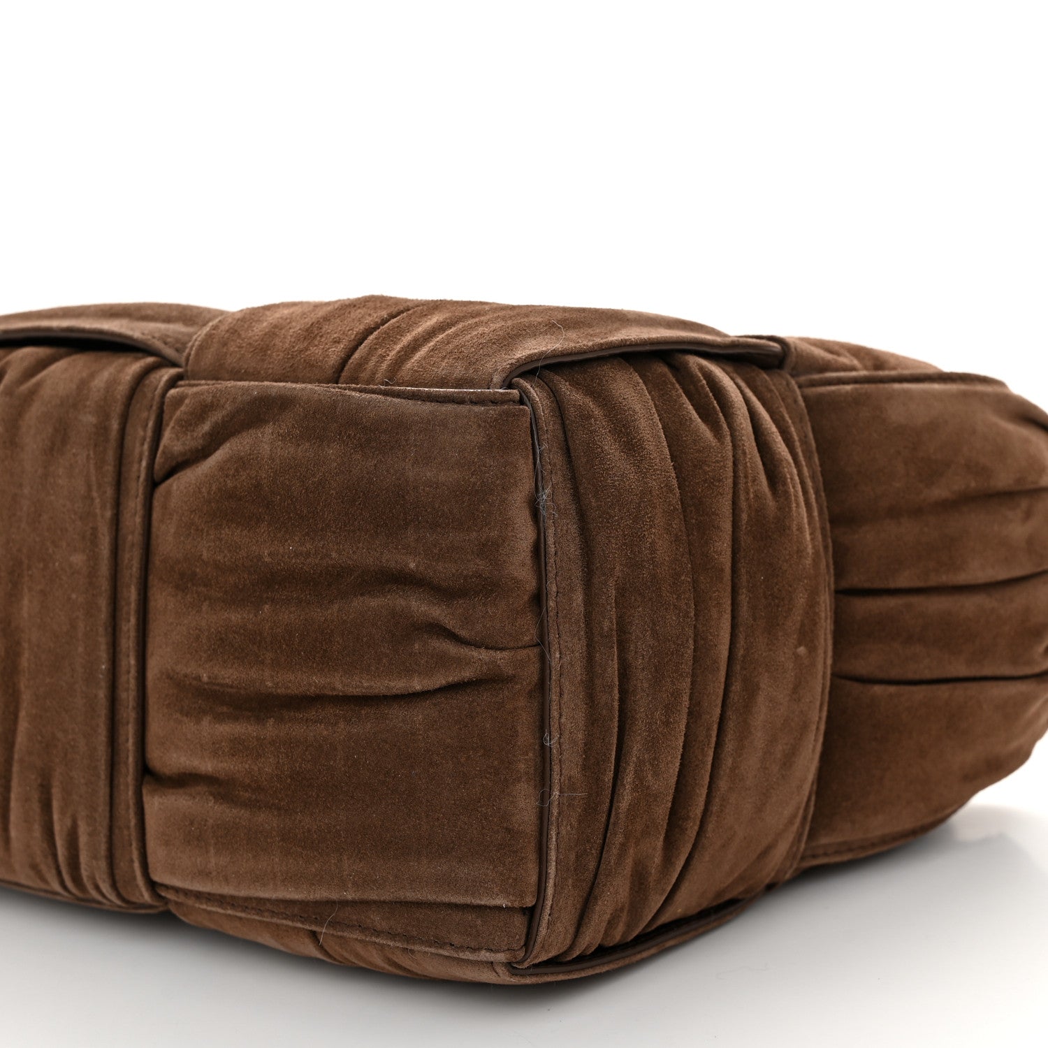 Bottega Veneta Suede Foulard Intrecciato Small Arco Tote Brownie 10 of 10