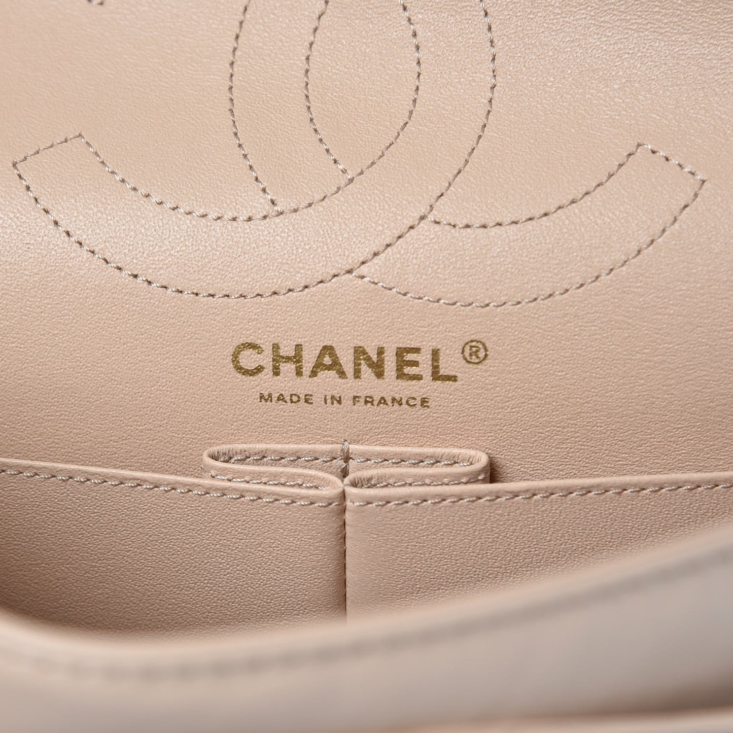 Aged Calfskin Quilted 2.55 Reissue 226 Flap Light Beige