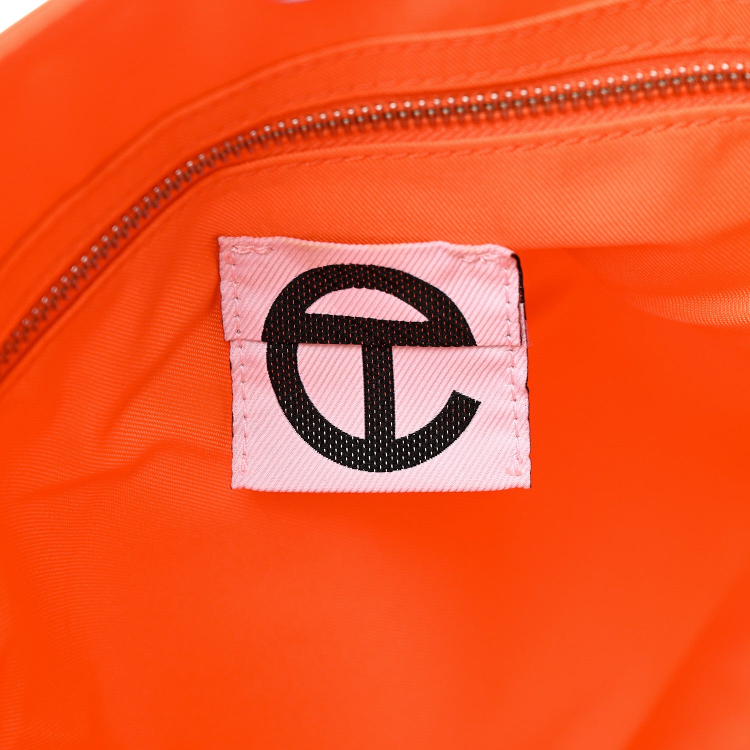 Telfar Vegan Leather Large Shopping Bag Orange 6 of 10