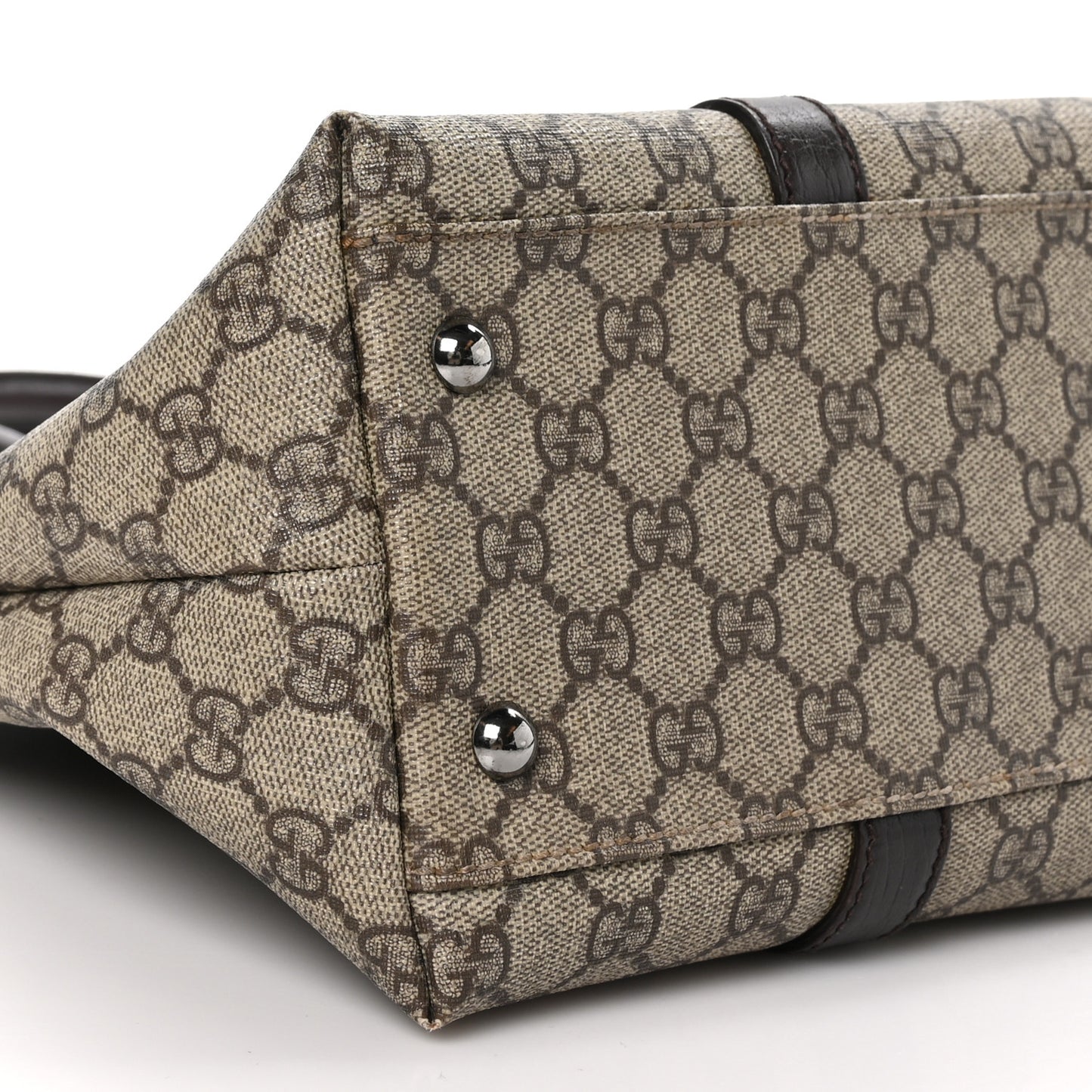 GG Plus Monogram Medium Joy Tote Dark Brown