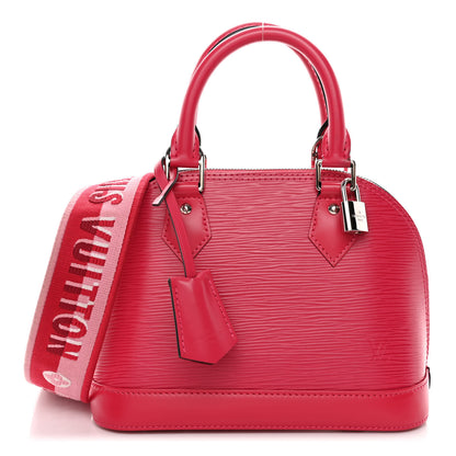 Louis Vuitton Epi Jacquard Alma BB Rose Pondicherry 1 of 9