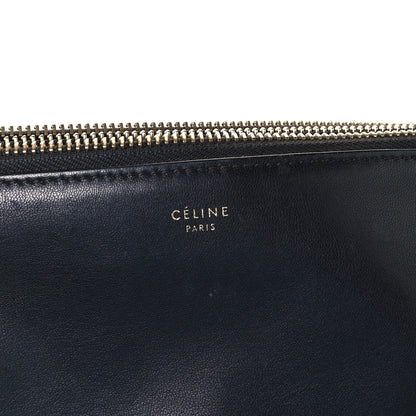 Celine Lambskin Large Trio Crossbody Bag Black 9 of 12