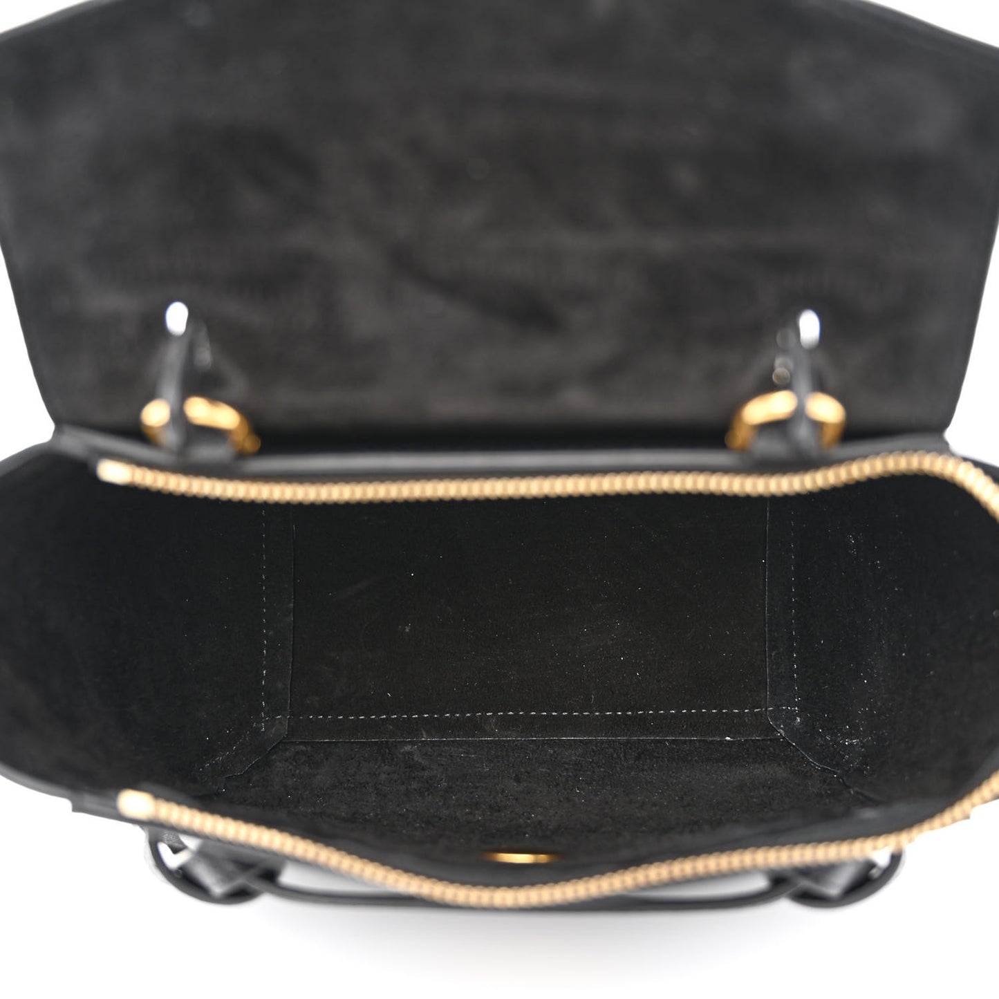 Grained Calfskin Nano Belt Bag Black