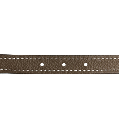 Hermes Swift Epsom 13mm Maillon H 90 36 Belt Black Etoupe 3 of 7