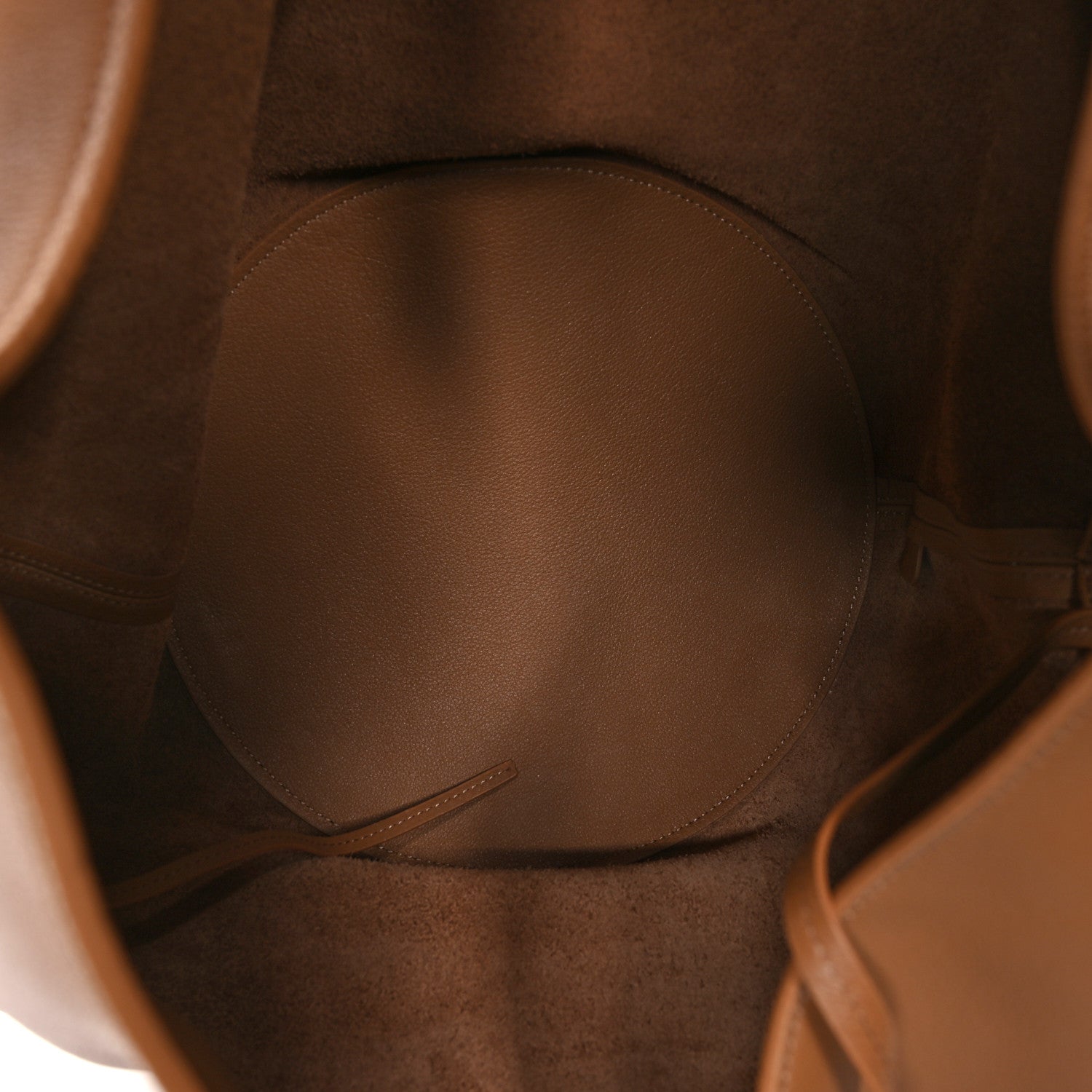 Khaite Calfskin Medium Lotus Tote Nougat 6 of 11