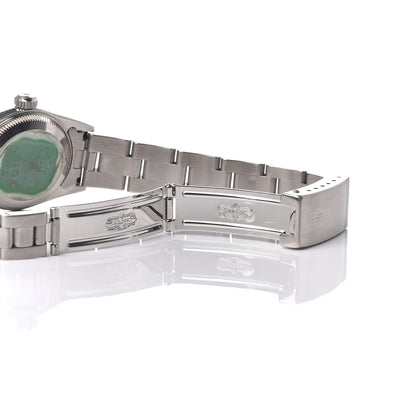 Rolex Stainless Steel 25mm Oyster Perpetual Watch Blue 67194 6 of 7