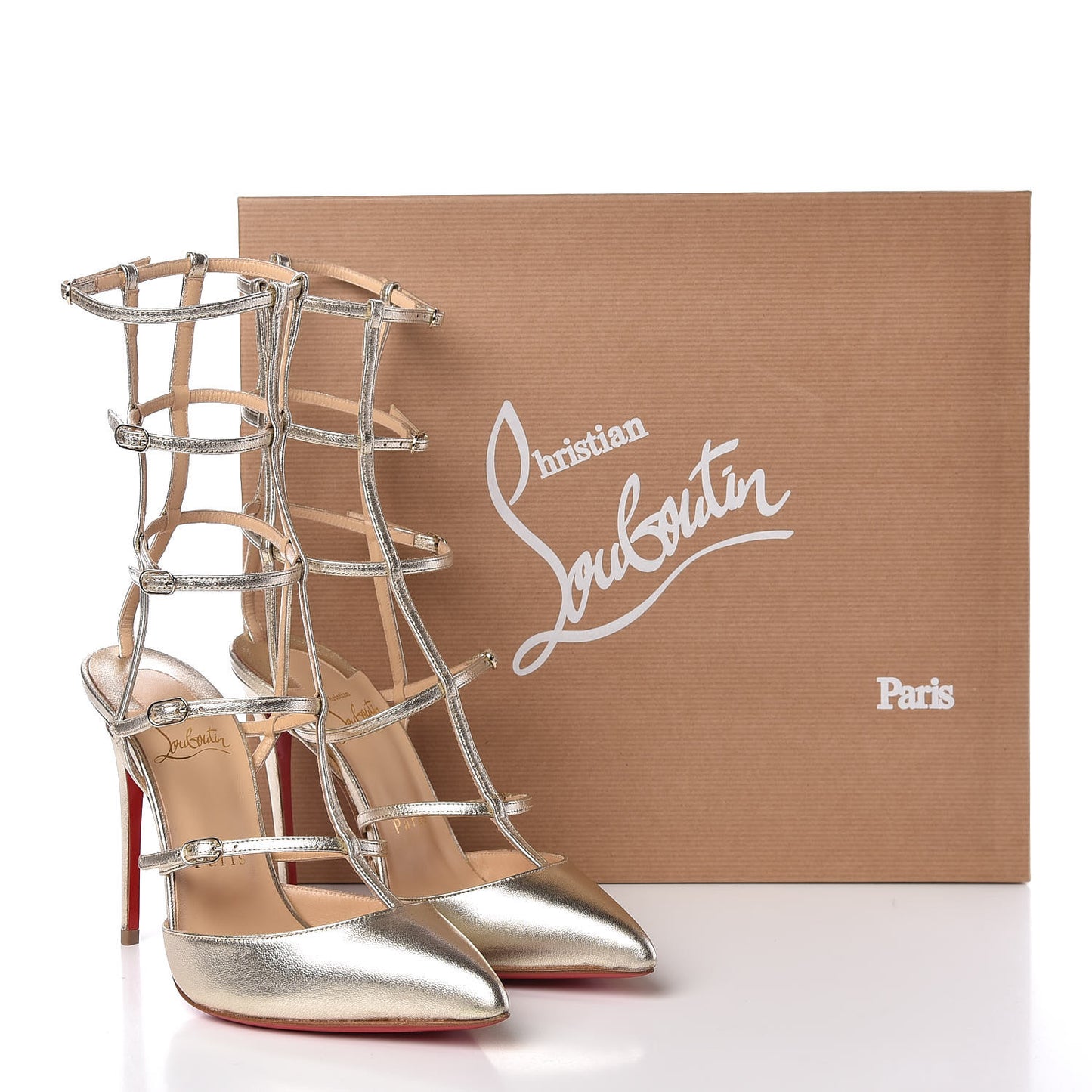 Metallic Nappa Kadreyana 100 Pumps 36 Sahara