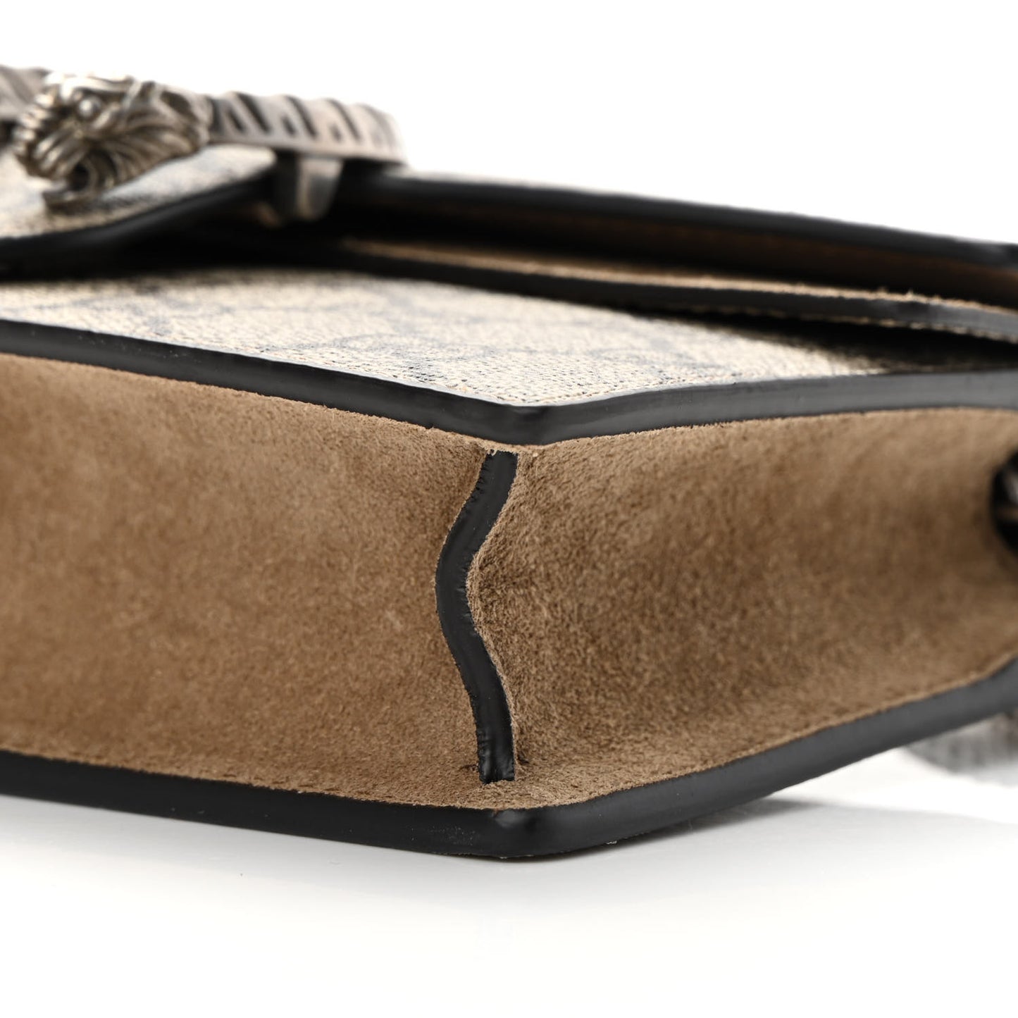 GG Supreme Monogram Super Mini Dionysus Shoulder Bag Taupe