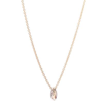 Cartier 18K Pink Yellow White Gold Trinity Pendant Necklace 1 of 4