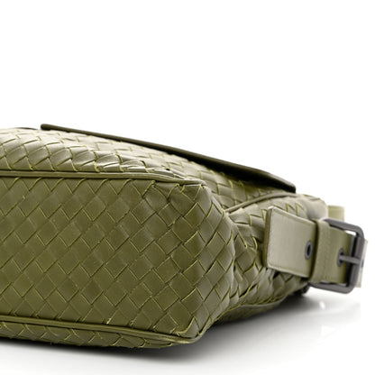 Bottega Veneta Nappa Intrecciato Messenger Bag Mud 10 of 13