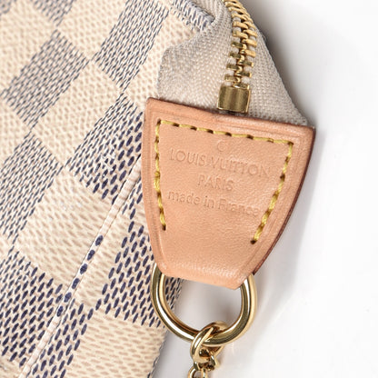 Louis Vuitton Damier Azur Mini Pochette Accessories 6 of 9