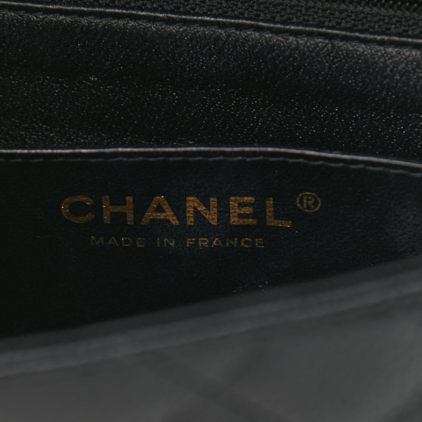 Caviar Quilted Mini Square Flap Black