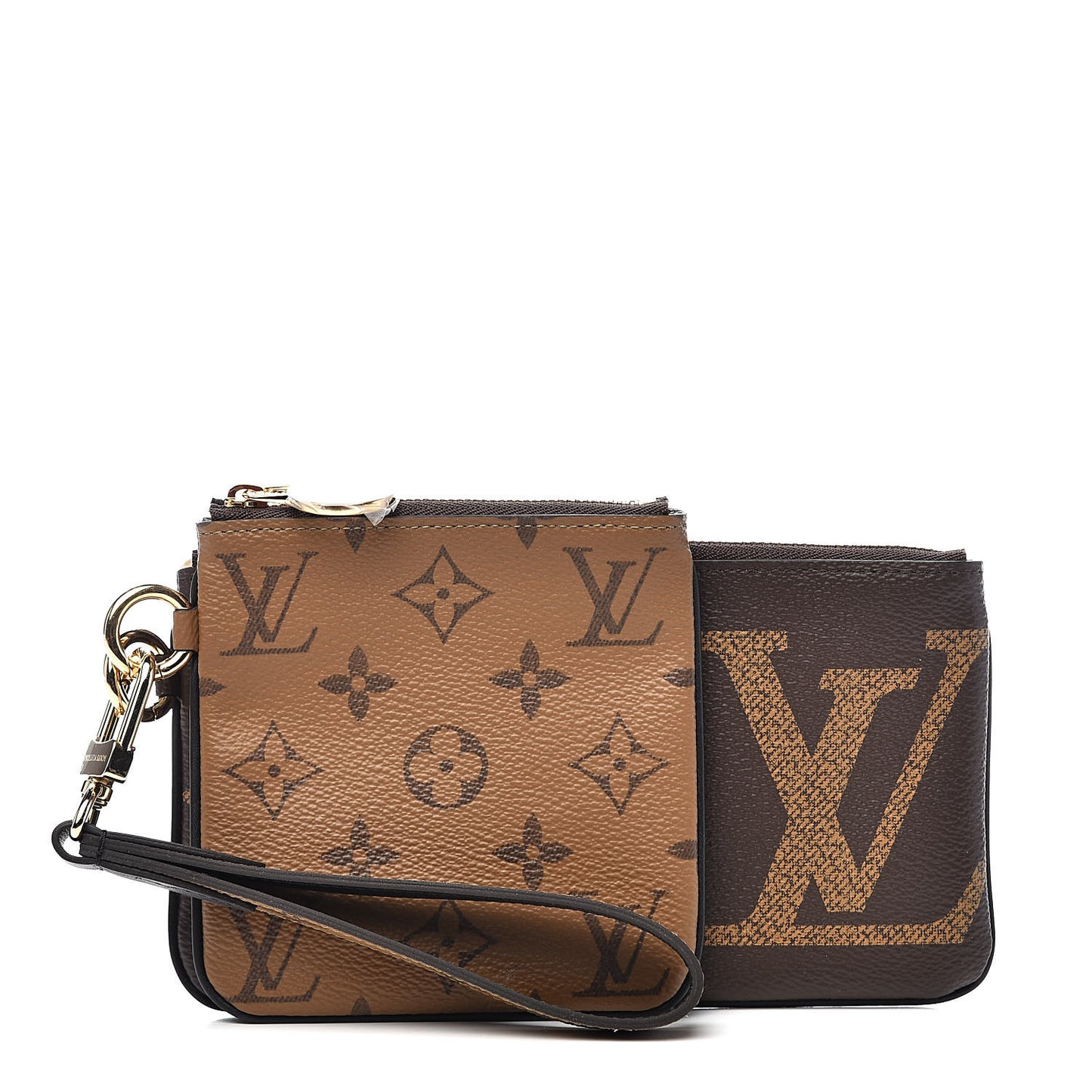 Reverse Monogram Giant Trio Pouch