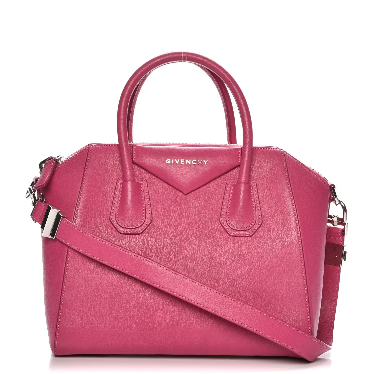 Givenchy Sugar Goatskin Small Antigona Fuchsia 1 of 8