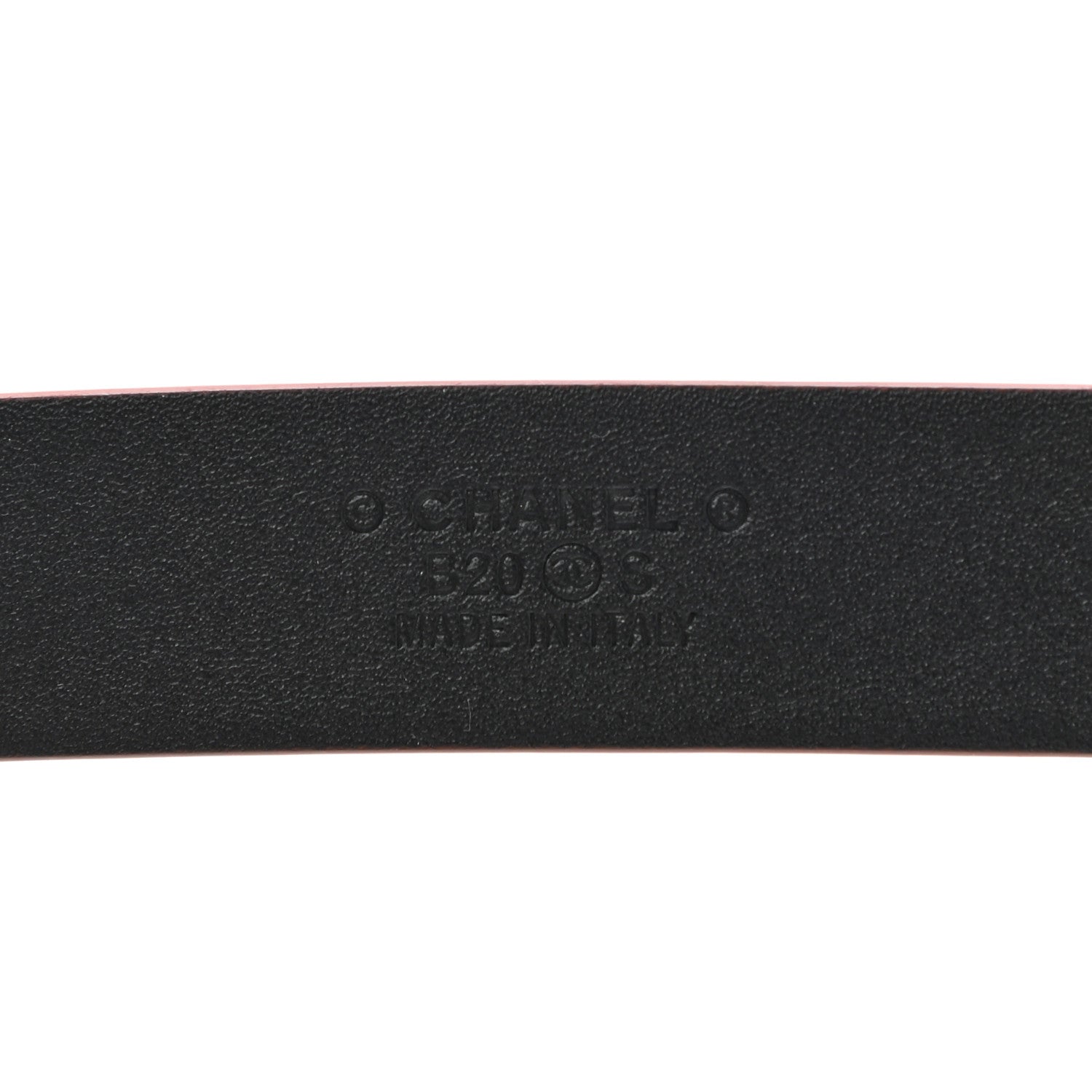 Chanel Calfskin CC Pearl Chain Belt 80 32 Red 3 of 6