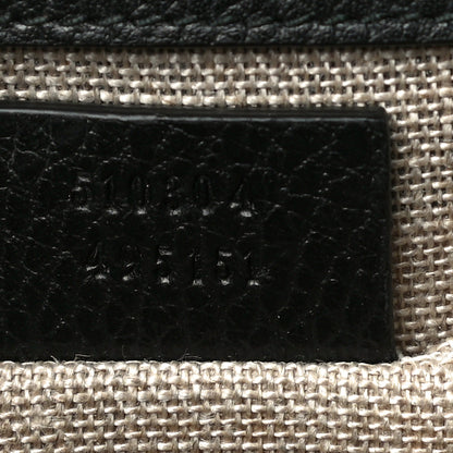 Gucci Dollar Calfskin Small Interlocking G Shoulder Bag Black 7 of 11