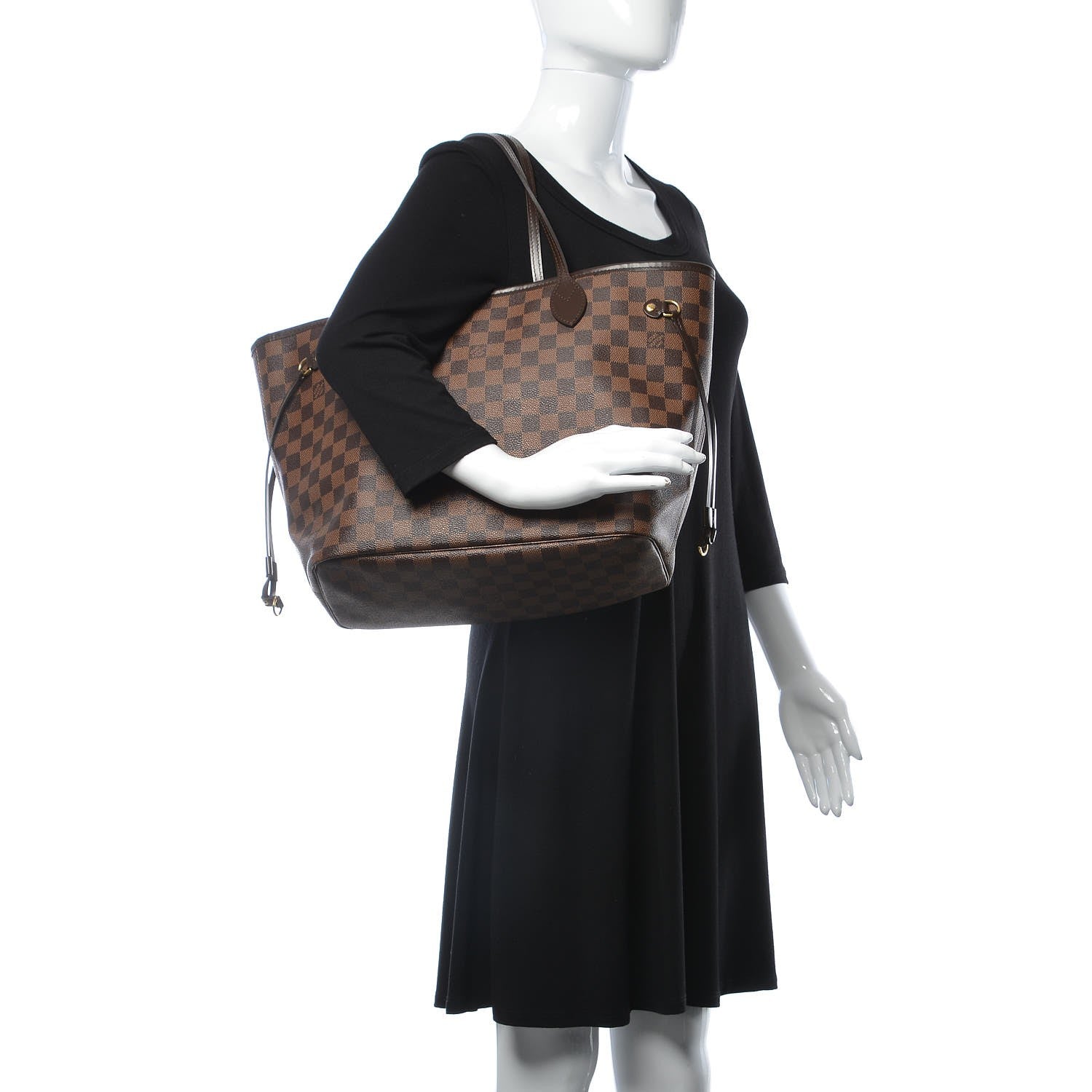 Louis Vuitton Damier Ebene Neo Neverfull MM 2 of 14