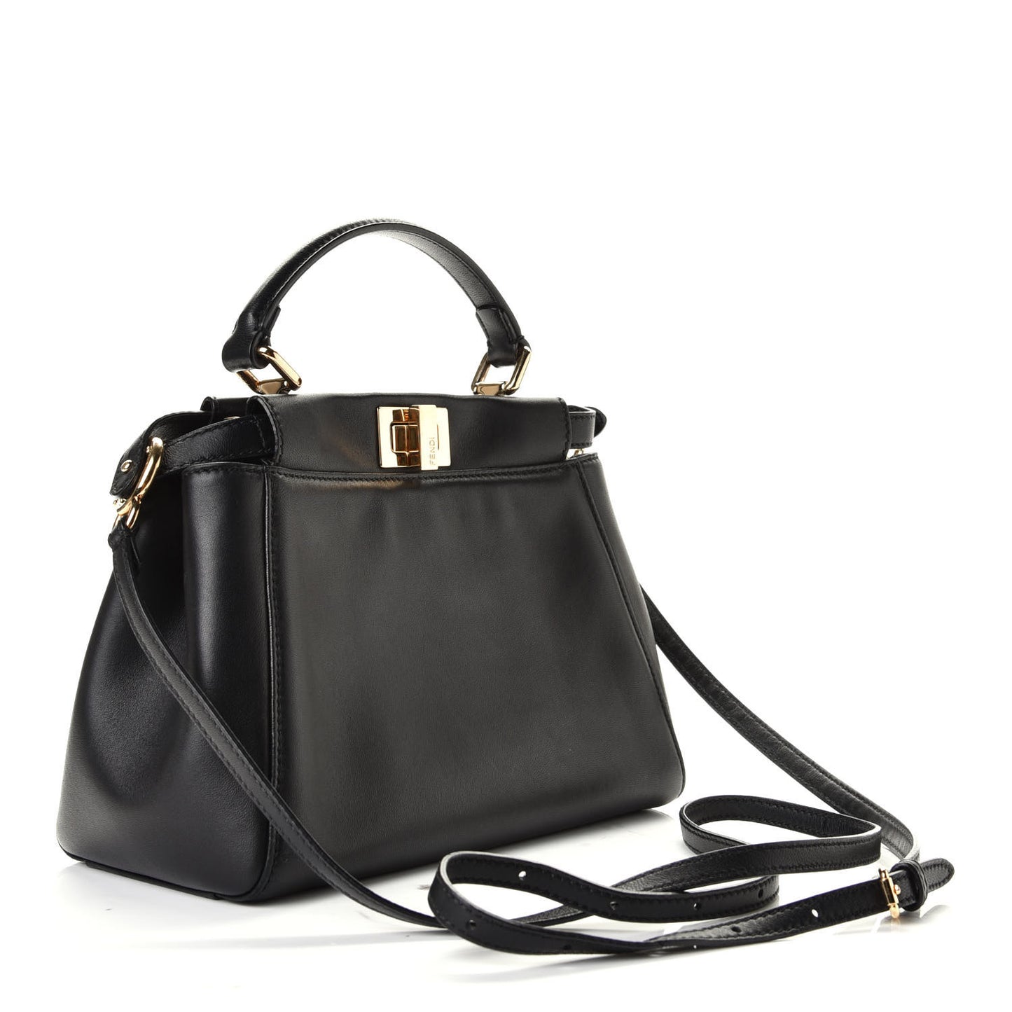 Nappa Mini Peekaboo Iconic Satchel Black