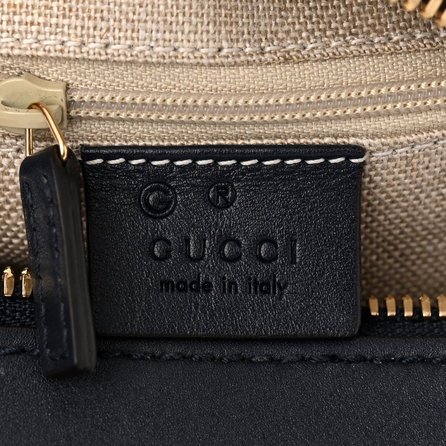 Soft Microguccissima Small Crossbody Bag Blue