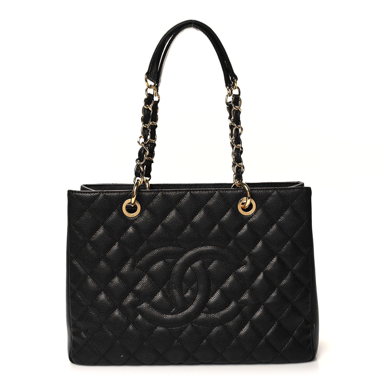 Chanel Caviar Quilted Grand Shopping Tote GST Black 1 of 12