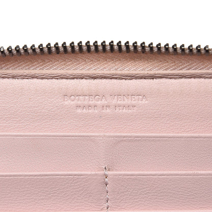 Bottega Veneta Nappa Intrecciato Zip Around Wallet Lotus 6 of 14