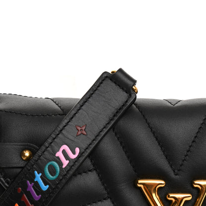 Louis Vuitton Calfskin New Wave Chain Pochette Black 33 of 37