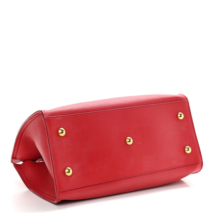 Saint Laurent Calfskin Small Classic Y Cabas Red 3 of 19
