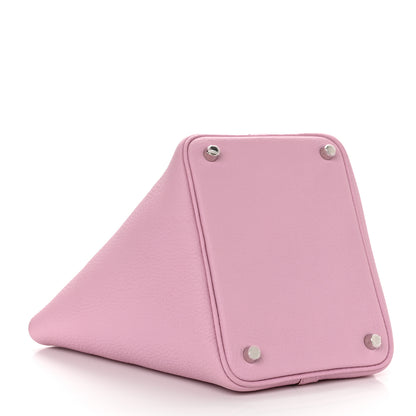 Hermes Taurillon Clemence Picotin Lock 18 PM Mauve Sylvestre 4 of 11