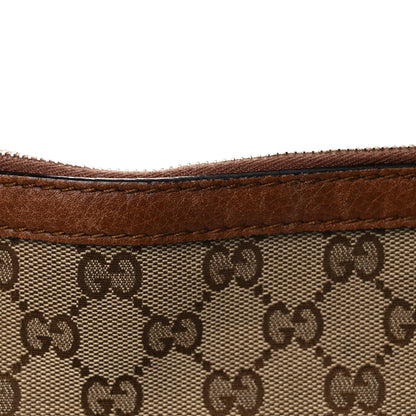Gucci Monogram Cellarius Calfskin Medium Bella Hobo Beige Ebony Cuir 35 of 36