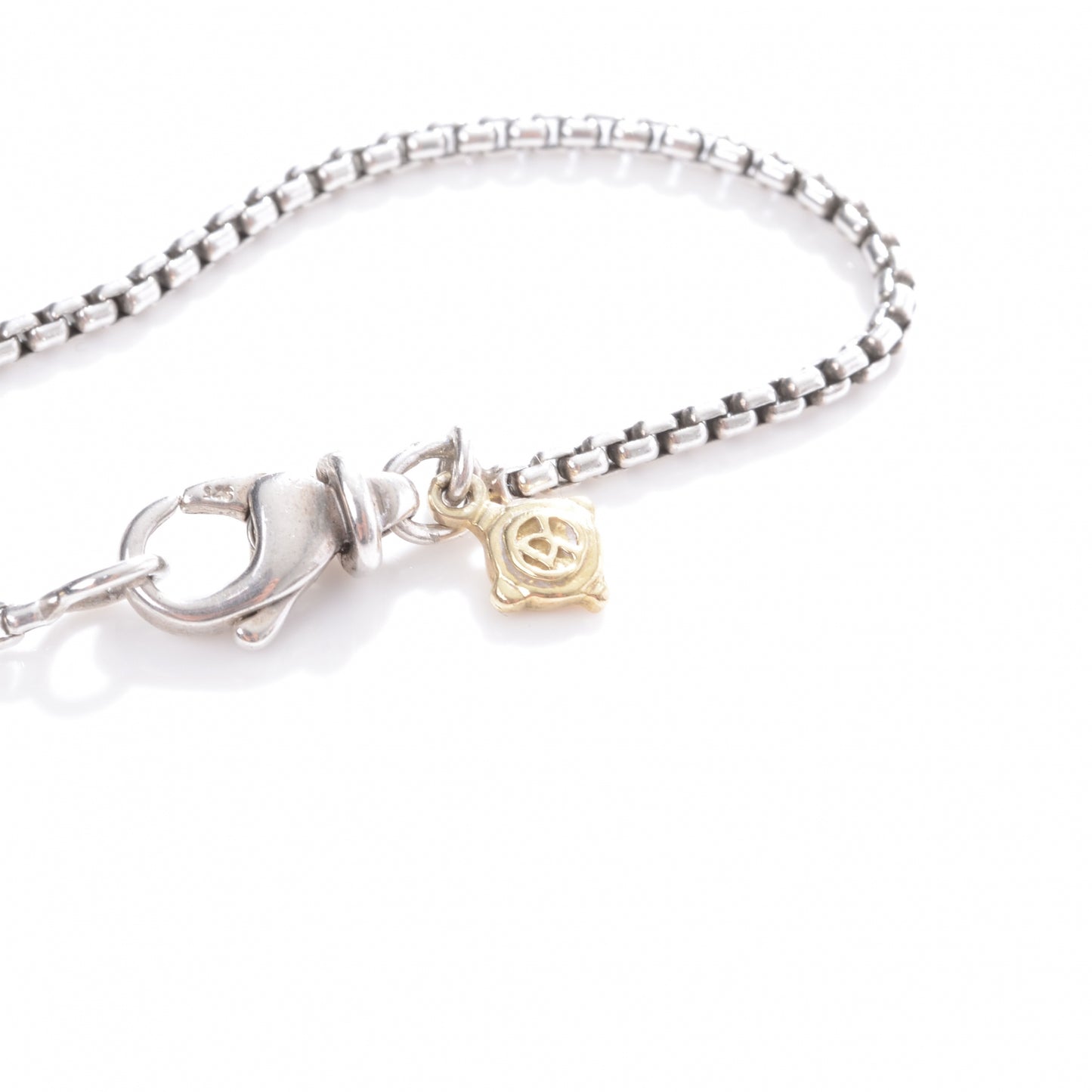 Sterling Silver Open Heart Cable Necklace