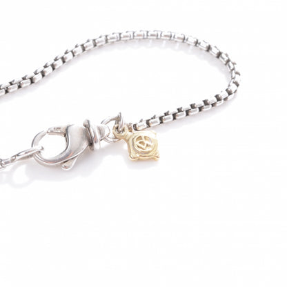 David Yurman Sterling Silver Open Heart Cable Necklace 5 of 5