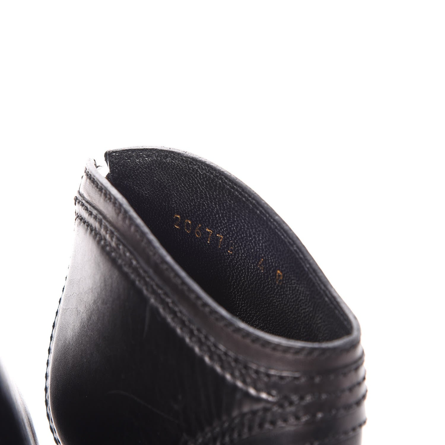 Gucci Calfskin Diane Ankle Zip Boot 4.5 Nero Black 8 of 12