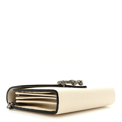 Gucci Dollar Calfskin Mini Dionysus Chain Wallet Mystic White 4 of 8